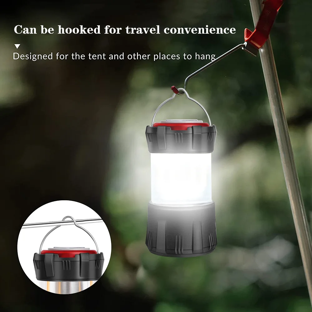 New  TYPE-C rechargeable waterproof IPX6 USB rechargeable  pony lamp outdoor atmosphere lighting led portable lamp tent lamp