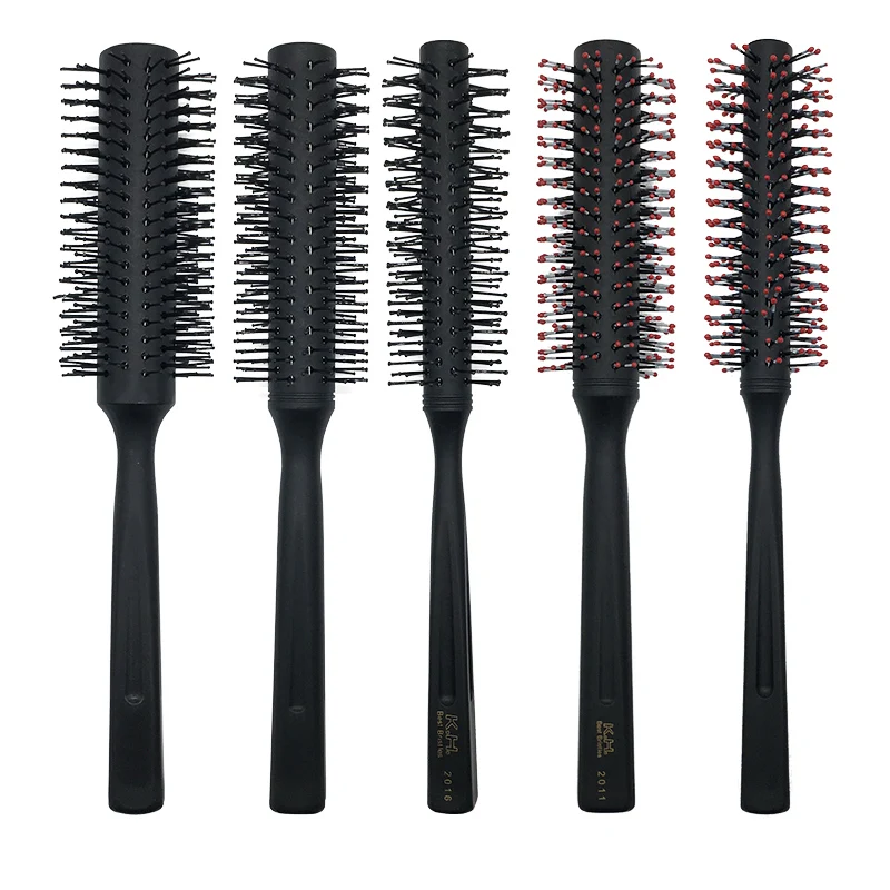 KH Lina round square-shaped handle  ABS Plastic rolling combs