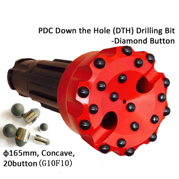 DHD, QL, SD, MISSION,NUMA shank Type  DTH drill bit for water well drilling bit
