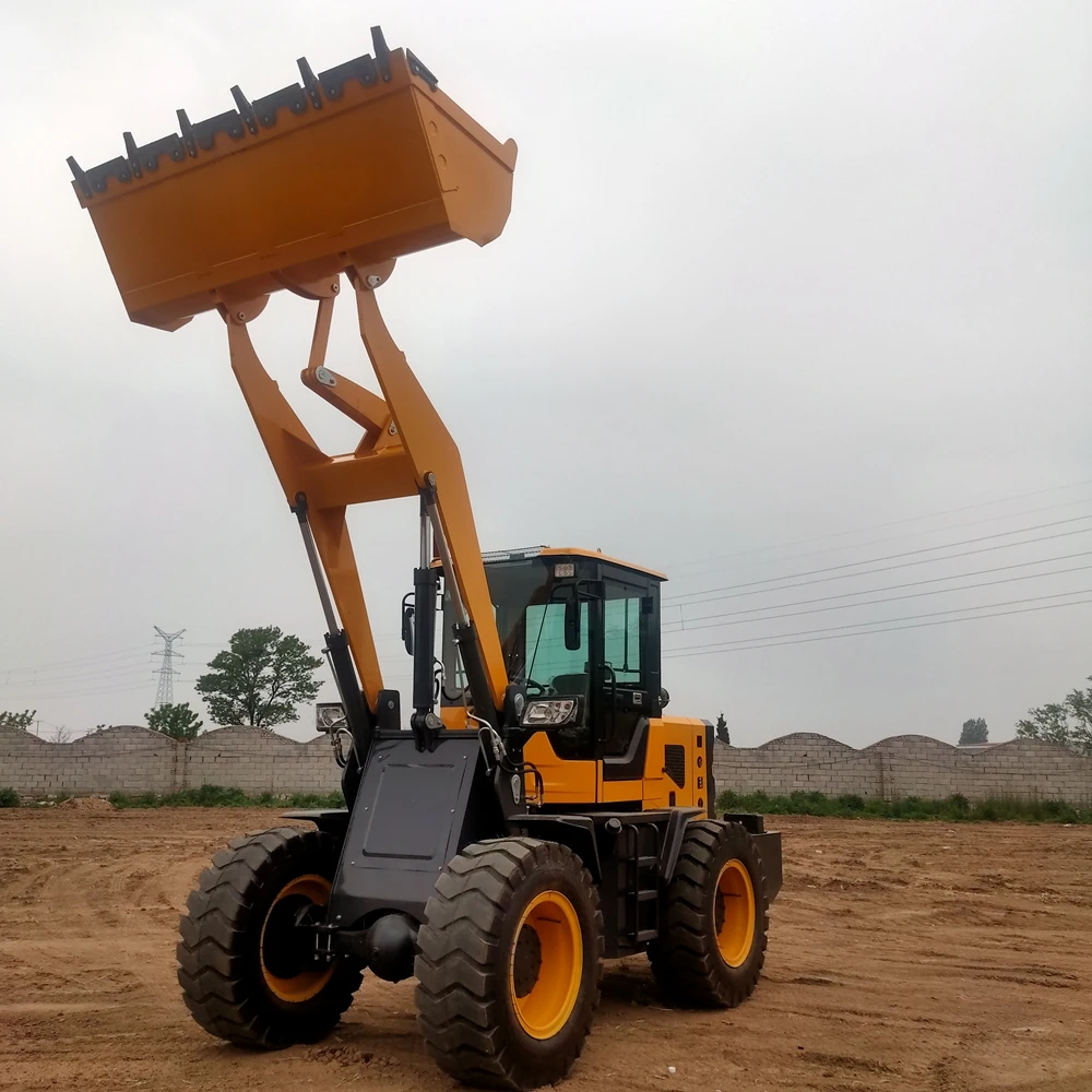 New China Manufacturer Heavy Duty Diesel Loader With Forklift Attachment High Performance Compact Wheel Loader