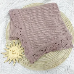 Wholesale Manufacturer Custom High Quality Toddlers Comforter Blanket Crochet Cotton Baby Muslin Swaddle Blankets