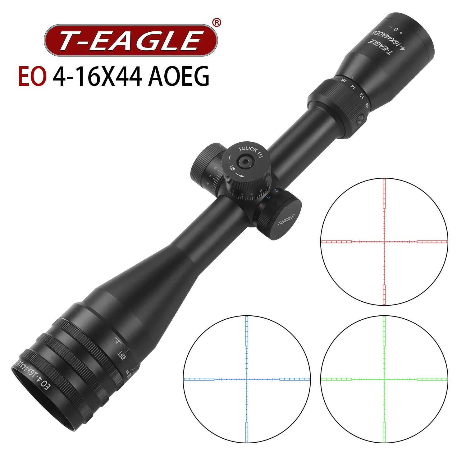 T-Eagle EO 4-16x44 AOE HK оптовая продажа телескопические очки Miras с тонкими границами и аксессуарами