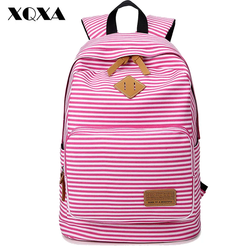 China XQXA High Quality Fabric Cute Fresh Style For School Girls Large Capacity Bag Attractive In Park On Vacation Backpack