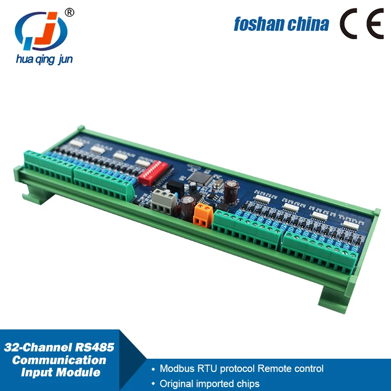 32-канальный цифровой сбора данных 24VDC с RS485 входной модуль связи Modbus RTU плата ввода-вывода для датчика
