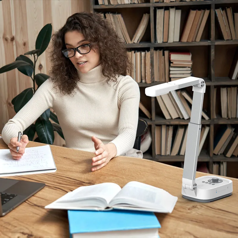 IKINOR Education Equipment Portable Digital Document Camera Visualizer 4K