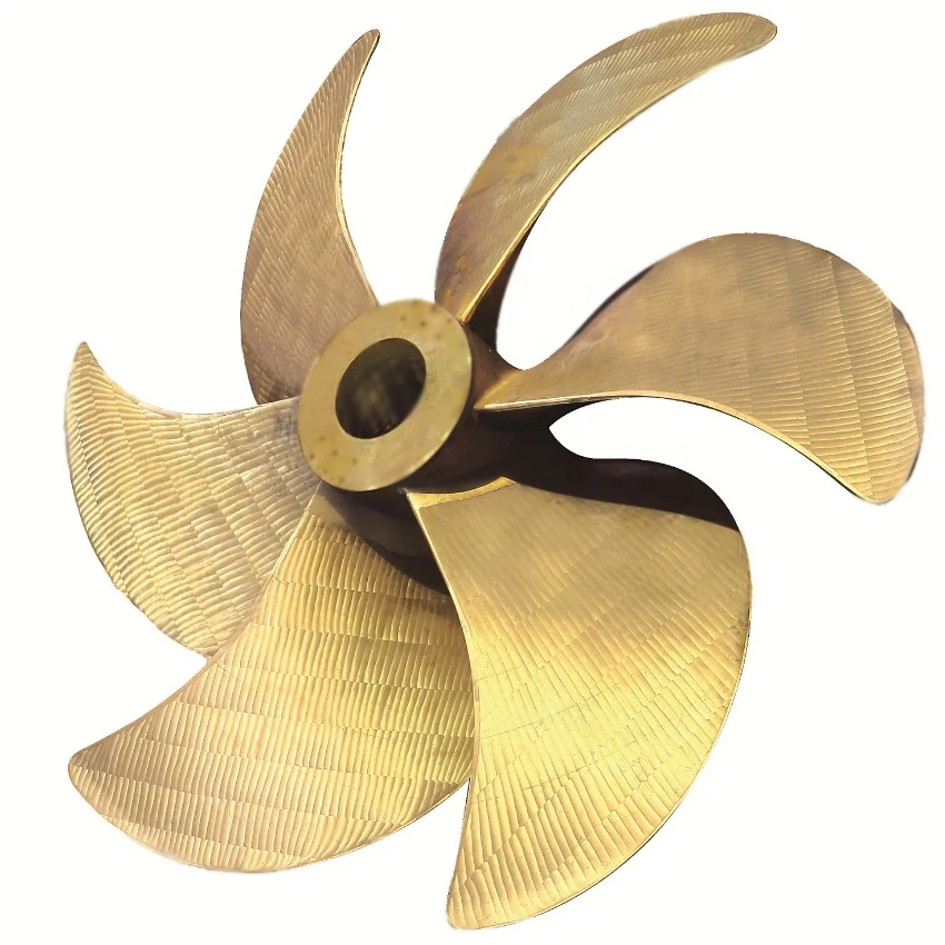 
Large Marine Propulsion Azimuth Thruster Cu3 Bronze Propellers Drive Shaft System 