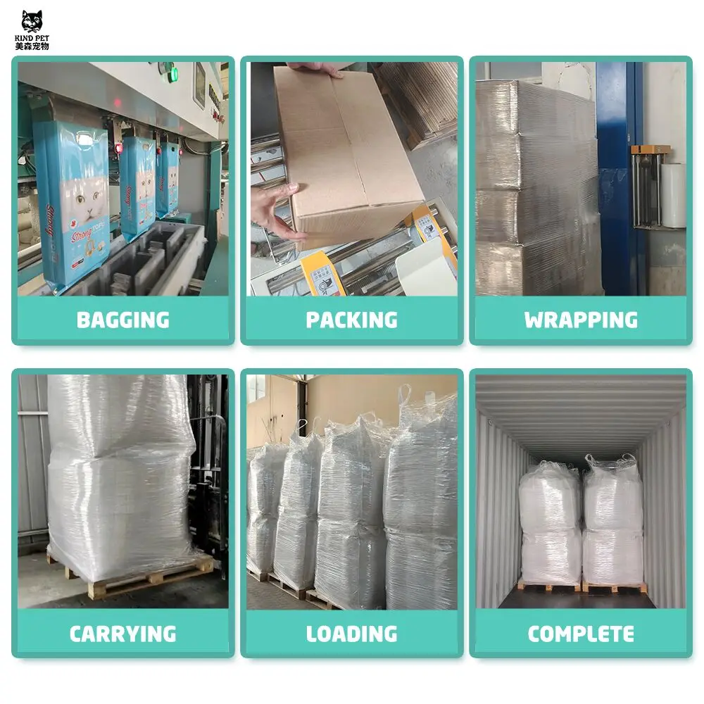 Bentonite Cat Litter Factory Wholesale Quick Clumping Cat Sand With Fragrance