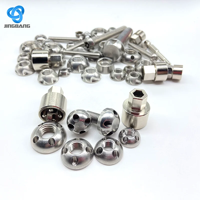 Cost Price Hexagon Flange Locked Nut M14-1.5 Hex torx  Prevailing Torque Lock Nut Car Wheel Anti Theft Nuts