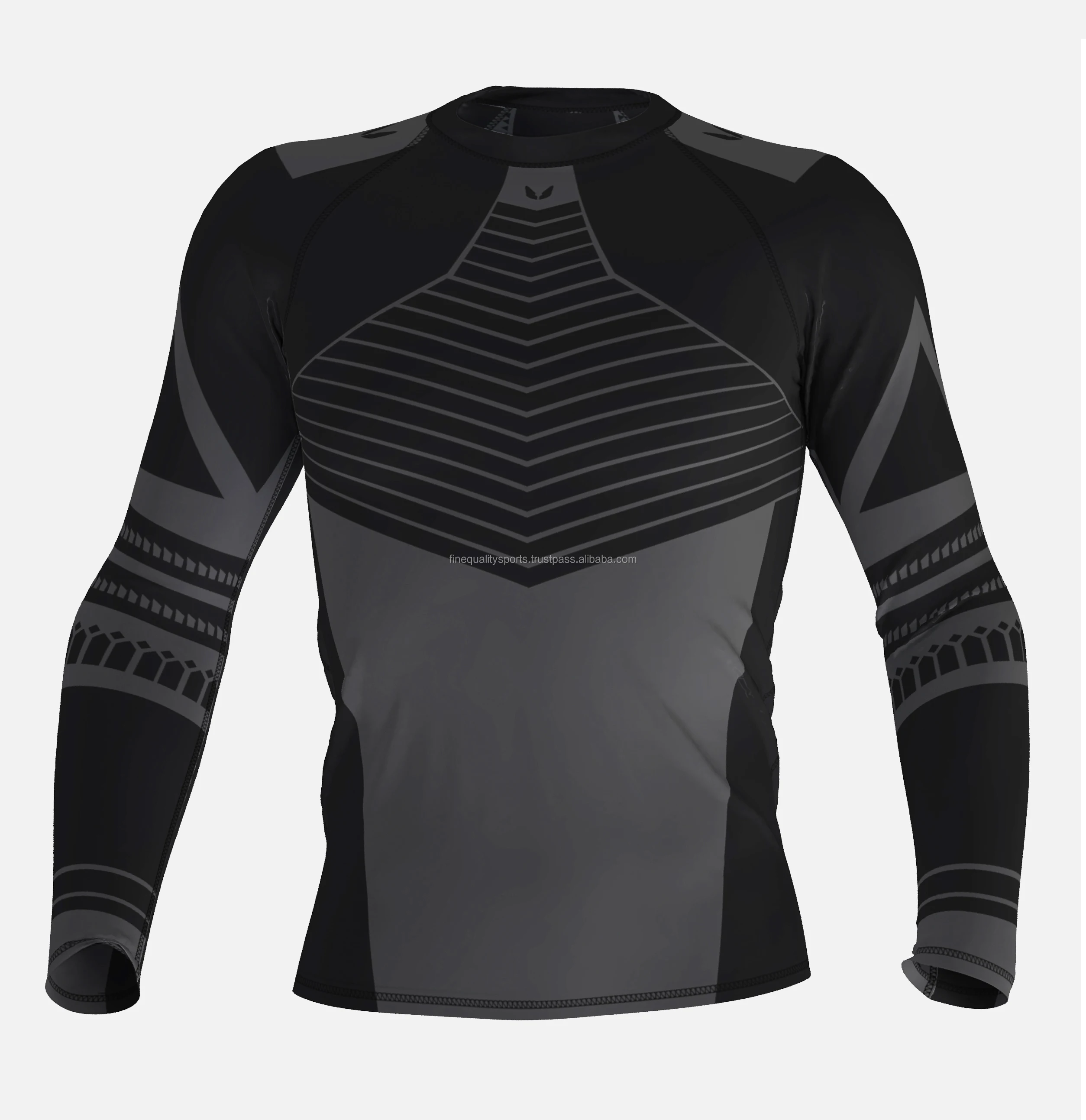 
Sky Blue BJJ Rash Guard / Rash Guard Manufacturers / Silicon Printed Rash Guard 