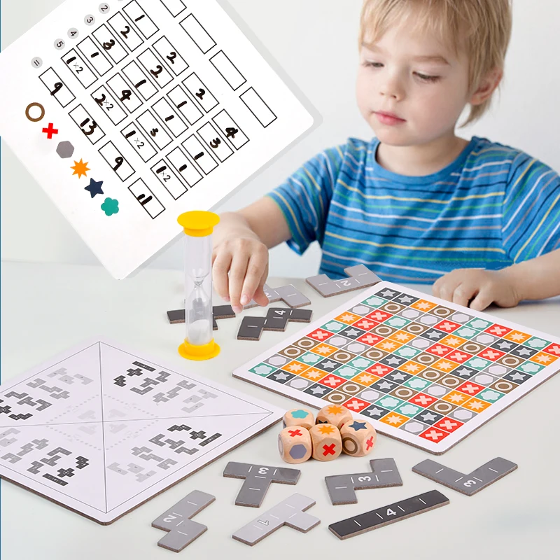 Early Preschool Cognition Toy Parent-Child Table Game Children Logical Thinking Table Games