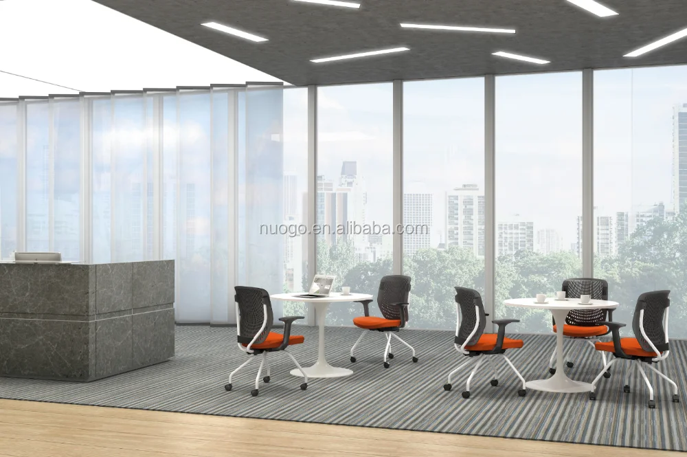 2024 BIFMA Certified Ergonomic Task Swivel Chair Modern Japan Fabric Iron Revolving with Middle Back Plastic Joint Office Chair