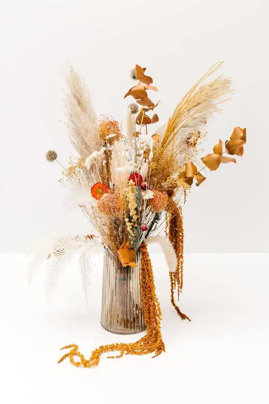 Hot Sale Custom Palm Pampass grass Bouquets Reed Dried flower Dry Small Mini Flower Bouquet For Decor Arrangement