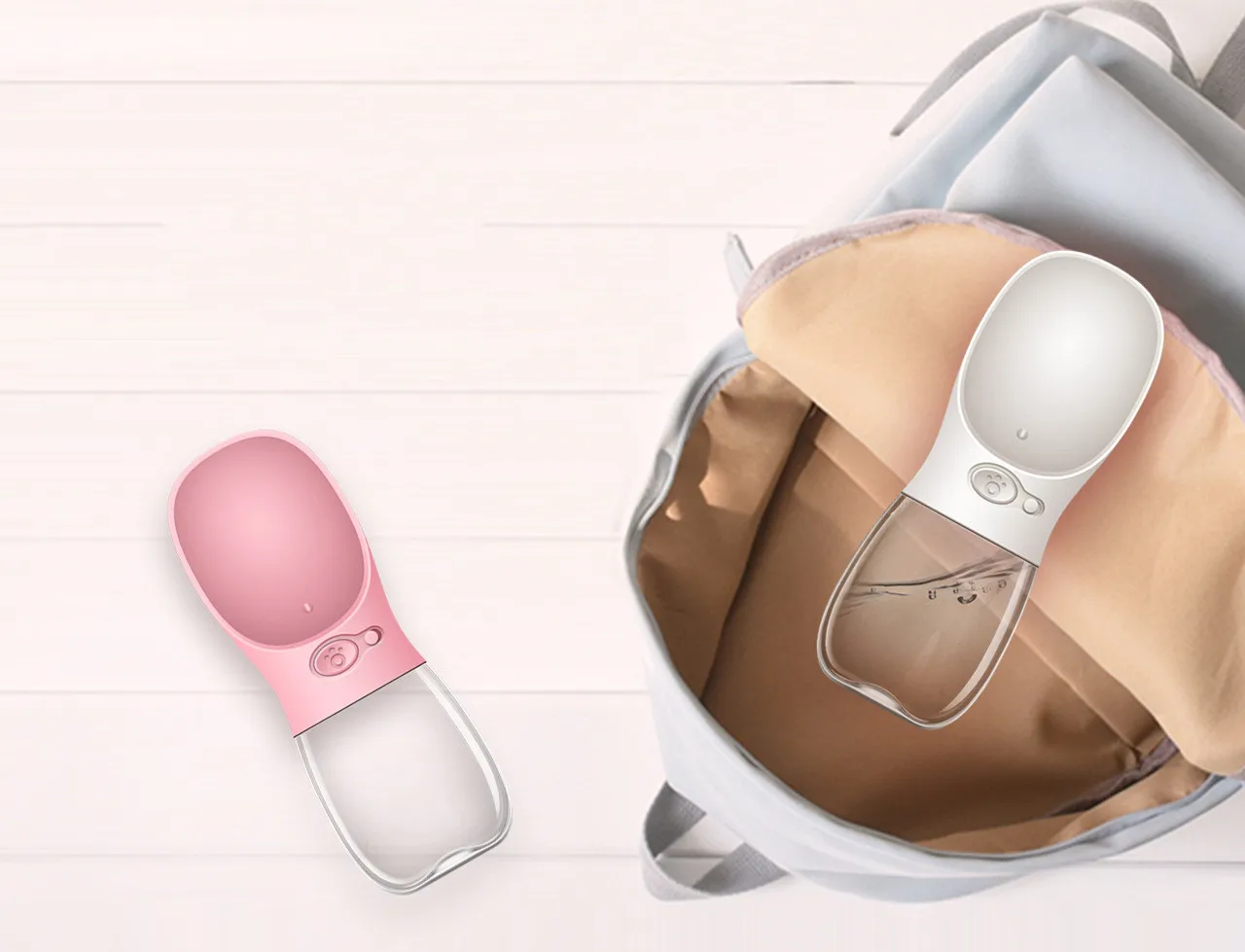 Wholesale Manufactory Food Grade Leak Proof Portable Puppy Pet Travel Water Bottle For Pet Travel