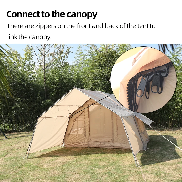HOMFUL Custom Multi Persons Large Inflatable House Air Tent Outdoor Inflatable Camping Tent With Tarp