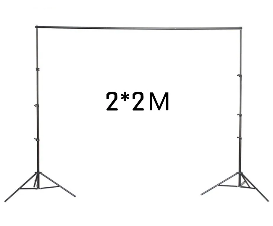 wholesale heavy duty photography 2*2m background bracket photo studio backdrop stand frame with carrying bag