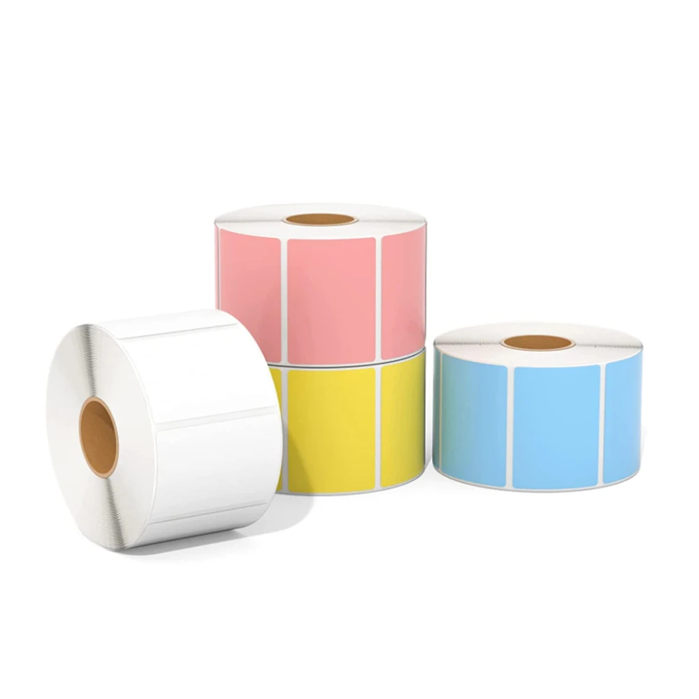 Full Color Printing Self Adhesive Barcode Sticker Shipping Labels Roll For 100x150 Printer Transfer Thermal Label