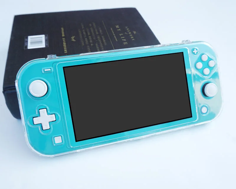 Новый прозрачный защитный чехол Switch Lite аксессуары для игровой консоли универсальный противоударный из поликарбоната с логотипом