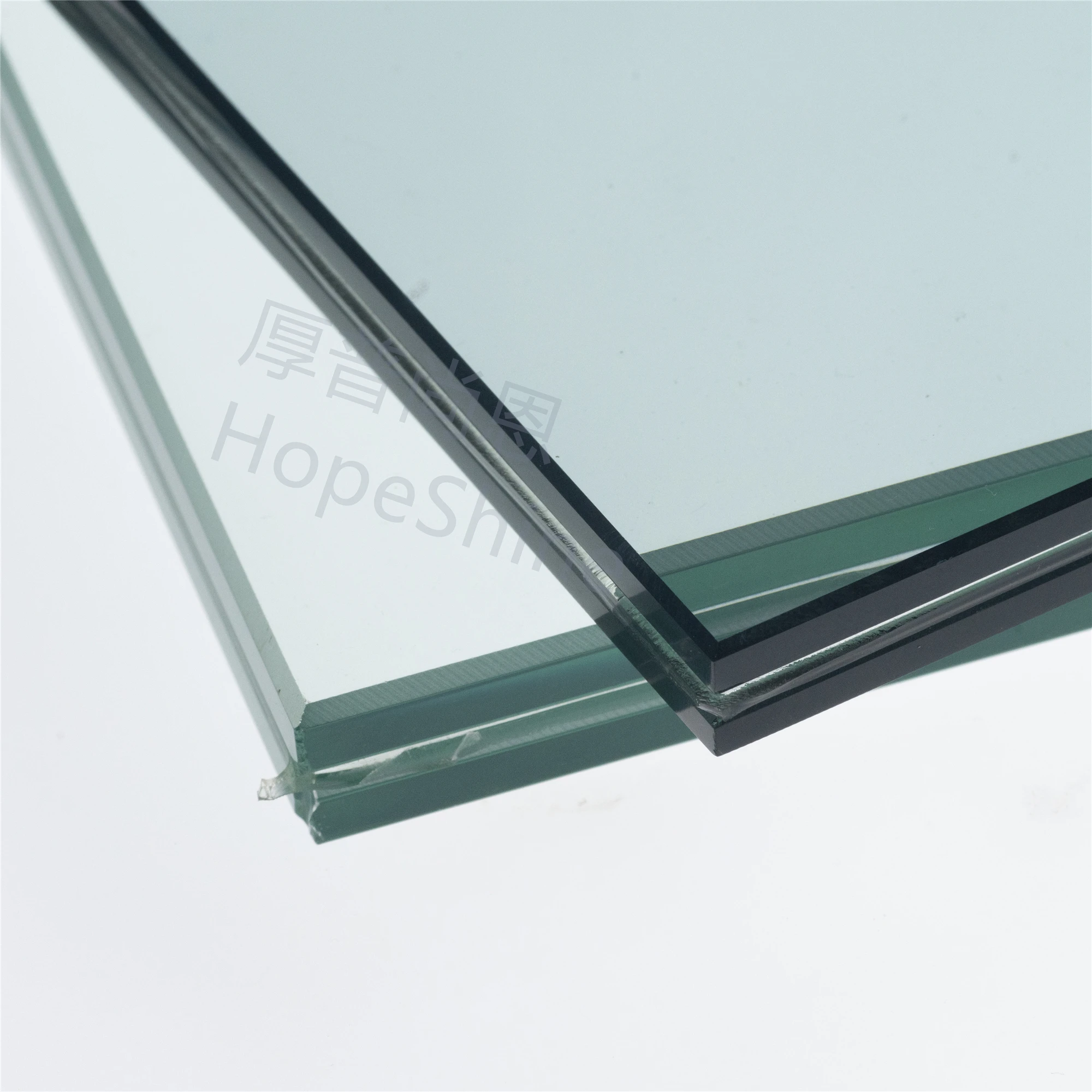 China Supplier Silk Screen Printing Semi Transparent 8.38mm Balcony Window 2200*1650mm Laminated Glass