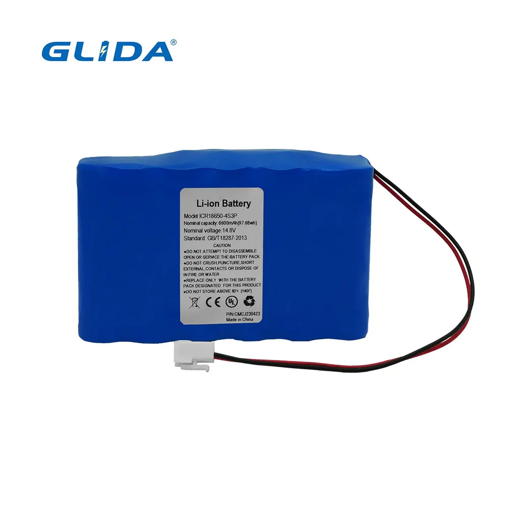 18650 Battery Pack 6600mah  3.7v Li-ion Battery 2200mah Batteries Cells  4S3P Rechargeable Pcm And Cable