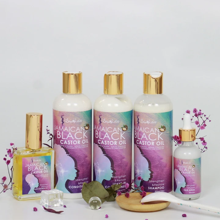 Make Your Own Label Shea Butter Increased Manageability Leave In Shine Conditioner Treatment Bulk Hair Care Set