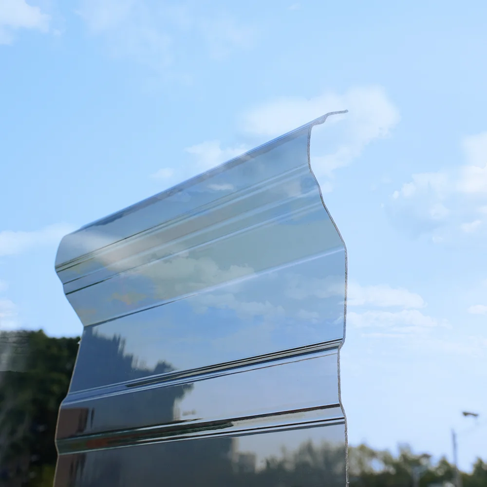 Cheap Price Transparent Polycarbonate Corrugated Sheet PC UV Resistant Roof Sheet 1.2MM