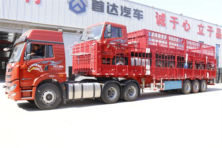 GFC9402CCYE Cheap Transport Side Fence Warehouse Tractor Semi Trailer Trucks