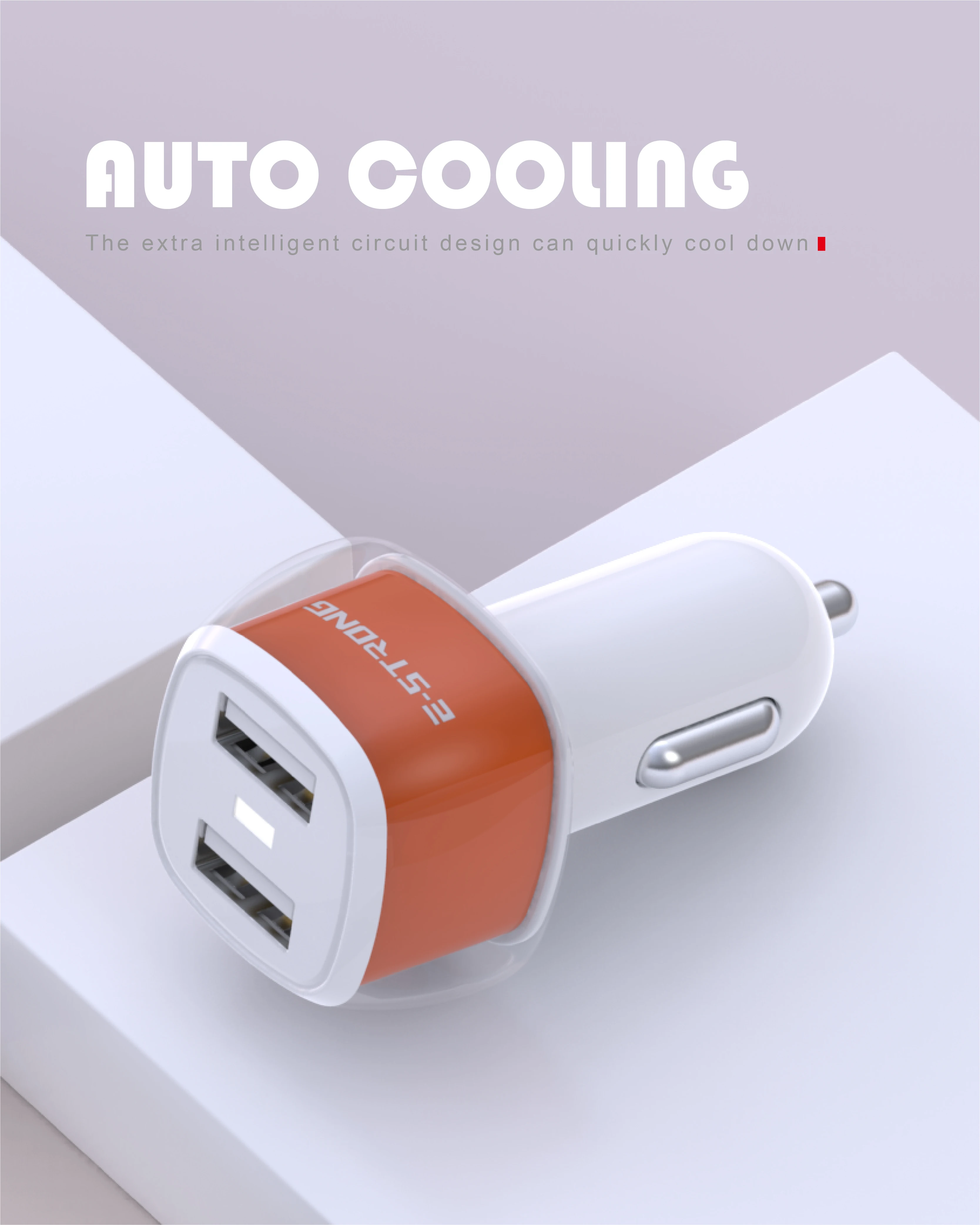 Factory Supply universal dual 2 port usb car charger QC3.0 12-24V Quick Usb Car Charger for iphone