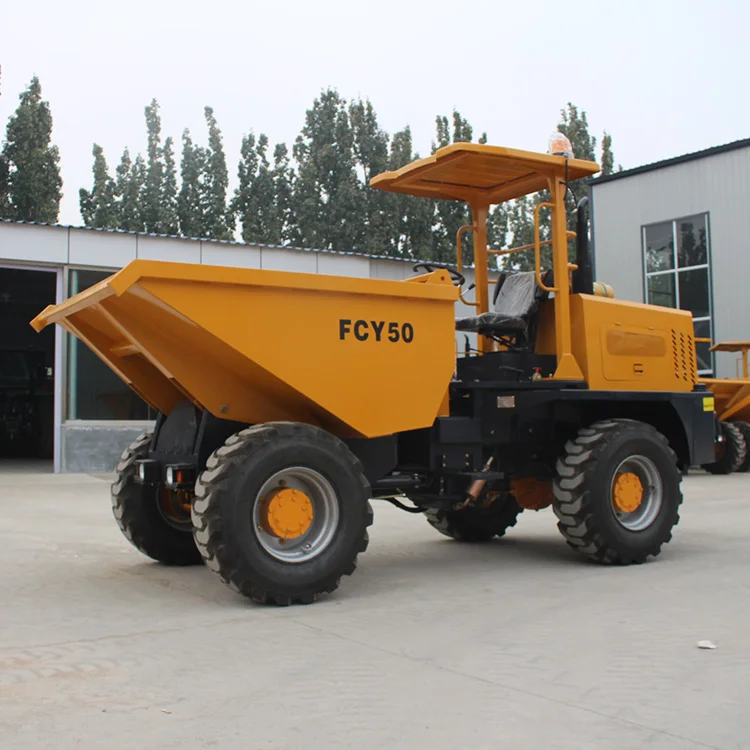 YISHAN MACHINE 5ton FCY50 4X4 hydraulic china small dump truck