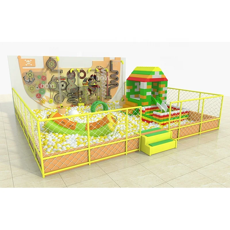 interactive tunnel maze kids amusement park ball pipe children indoor playground wall games  Pirate ship ball wall