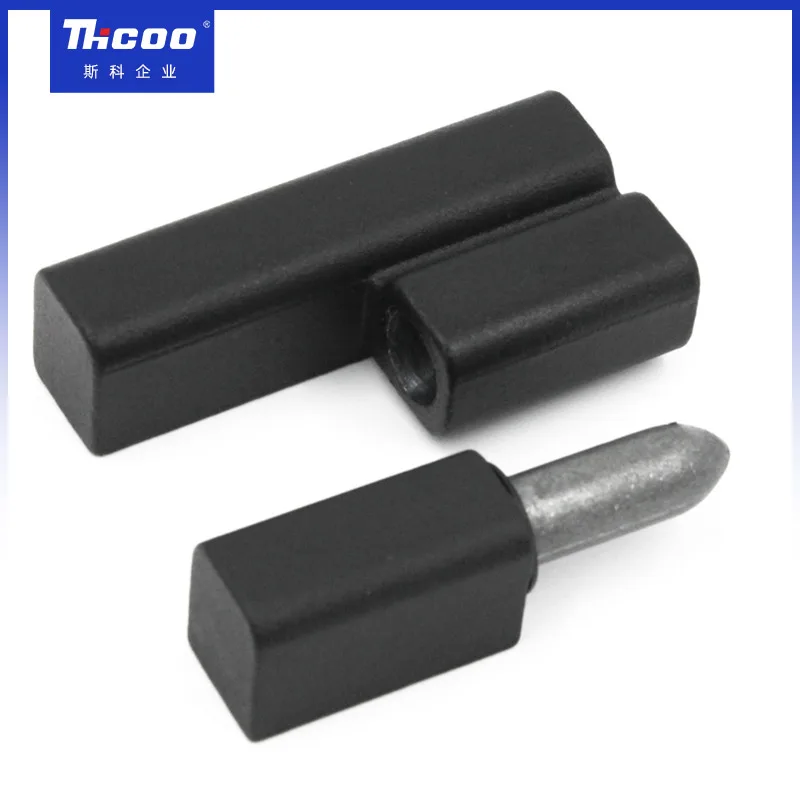 Black Industrial Hinge Zinc Alloy Removable Hinge Electric Box Electric Cabinet Small Cabinet Removable Hinge