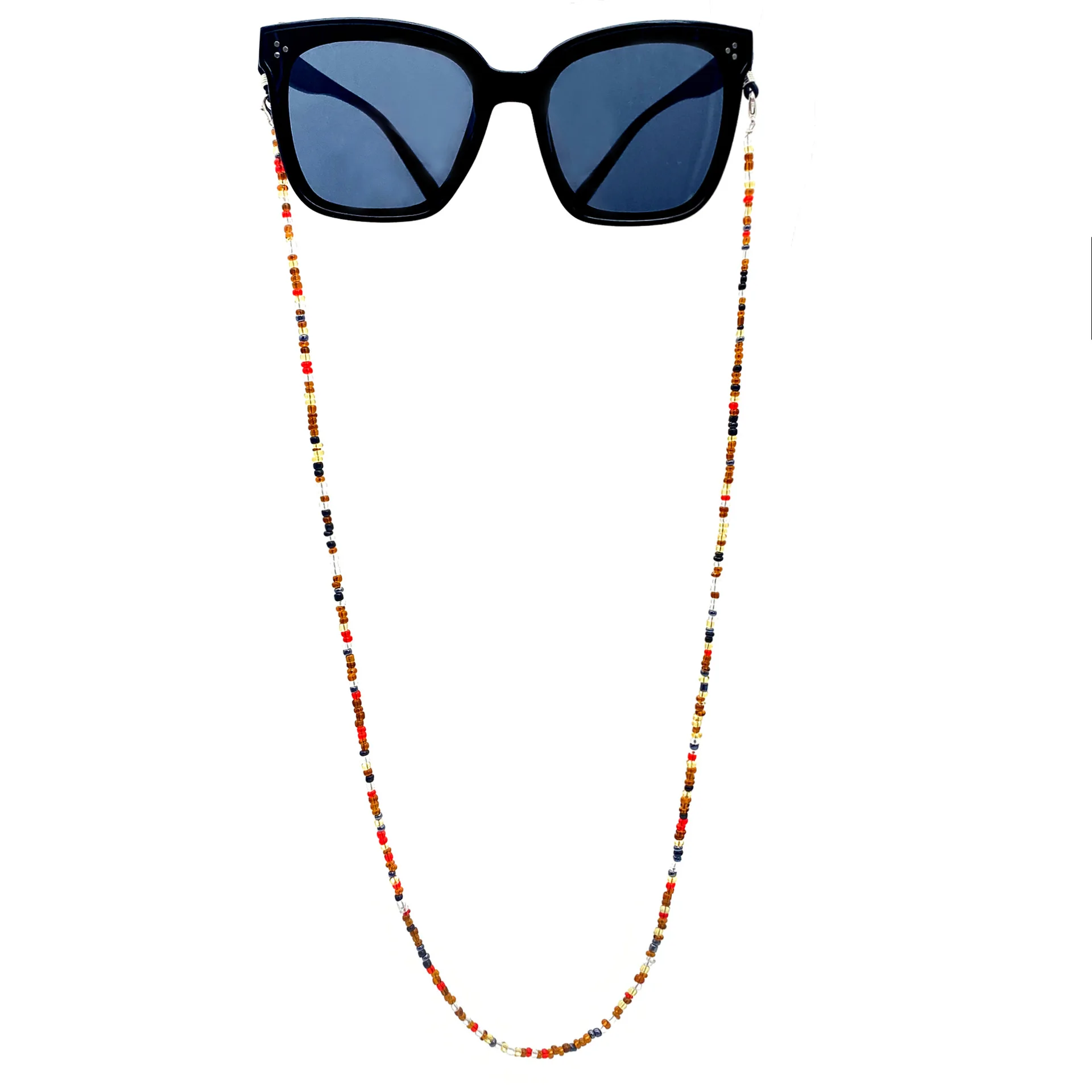 2021 Fashion New Cute Colorful Glass Beads Handmade Glasses Chain For Women And Men Girls Mask Chains Jewelry Multiduty Rope