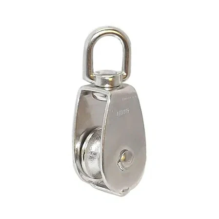 SS 316 Pulley Stainless Steel Single Wheel Swivel Pulley Wire Rope Block 20mm 25mm 32mm