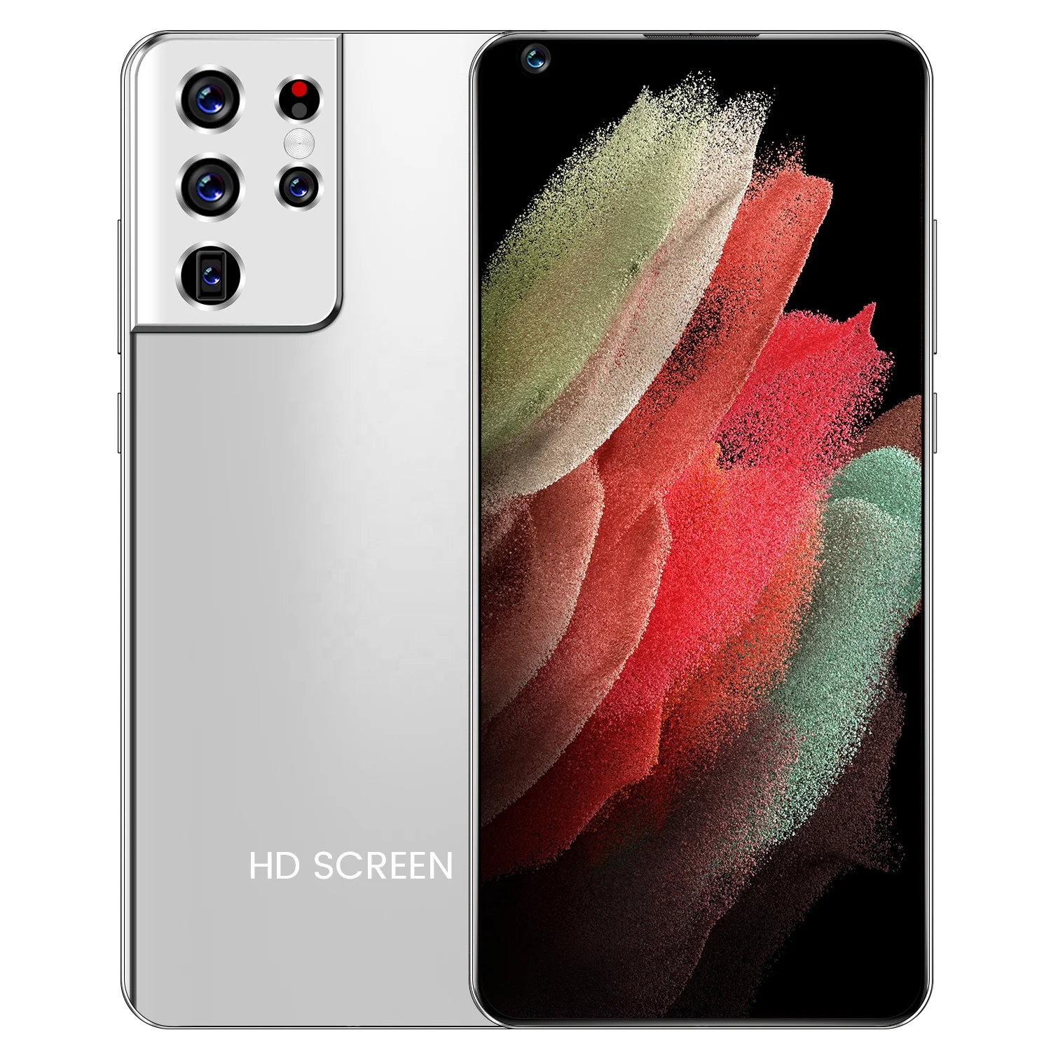  2021 горячая Распродажа S21 UItra 8G + 256G Android 10 3G 4G 5G Смартфон HD камера AMOLED Полный экран Оригинальные разблокированные мобильные