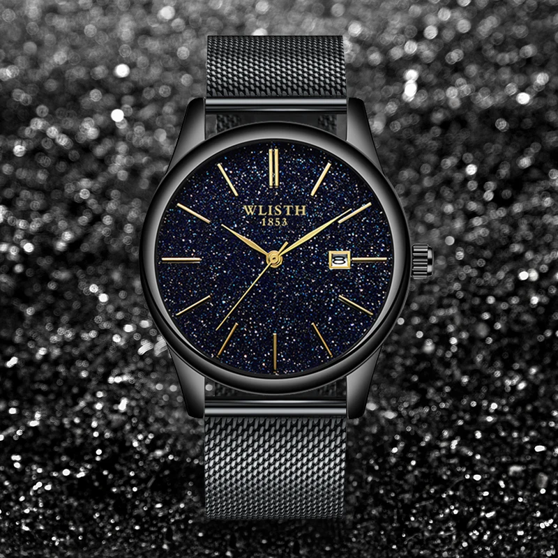WILSTH Low price 3ATM water resistant stainless steel back minimalist watch Factory customized