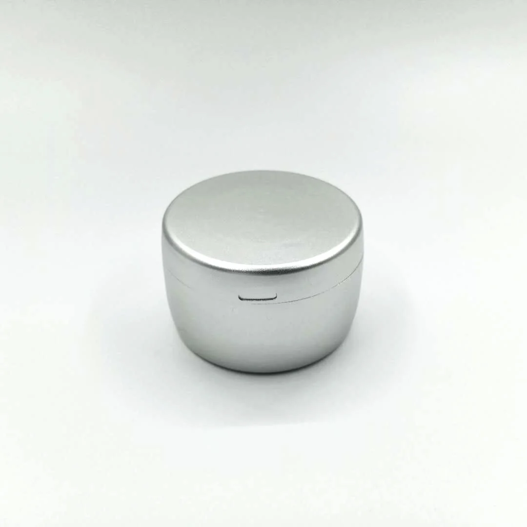 30g 50g 100g Screw metal containers aluminum jar tin can with lids