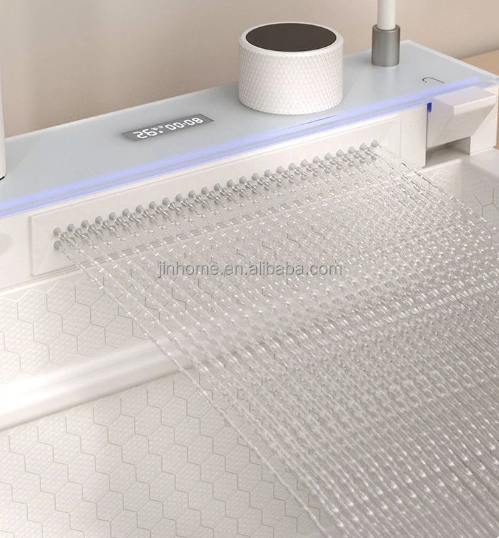 Popular Stainless Steel Kitchen Sink Smart Waterfall Kitchen Sink Modern Hand Made Kitchen Sink With Waterfall Faucet