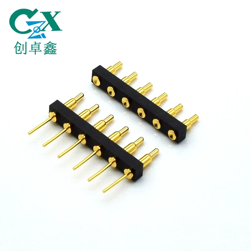 High Current Precision 6A Magnetic Connector 6 Pin Connector Magnetic Pogo Pin
