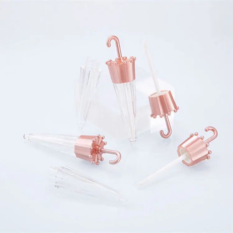
new lipgloss tubes umbrella type lip gloss tube 