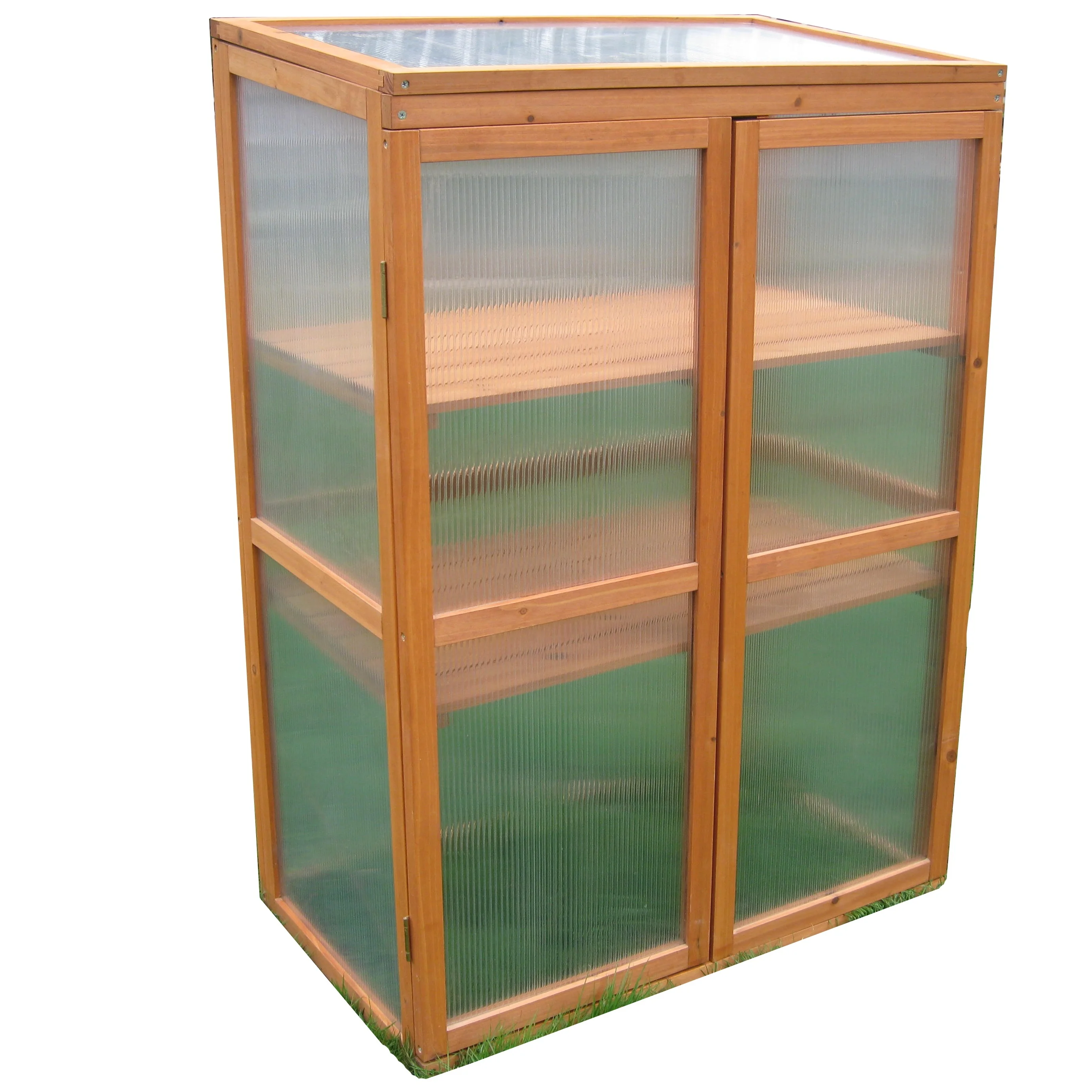 Eco Friendly Cold timber frame wood Raised Flower Planter plant growth house Growing vegetable tomato seeds greenhouse