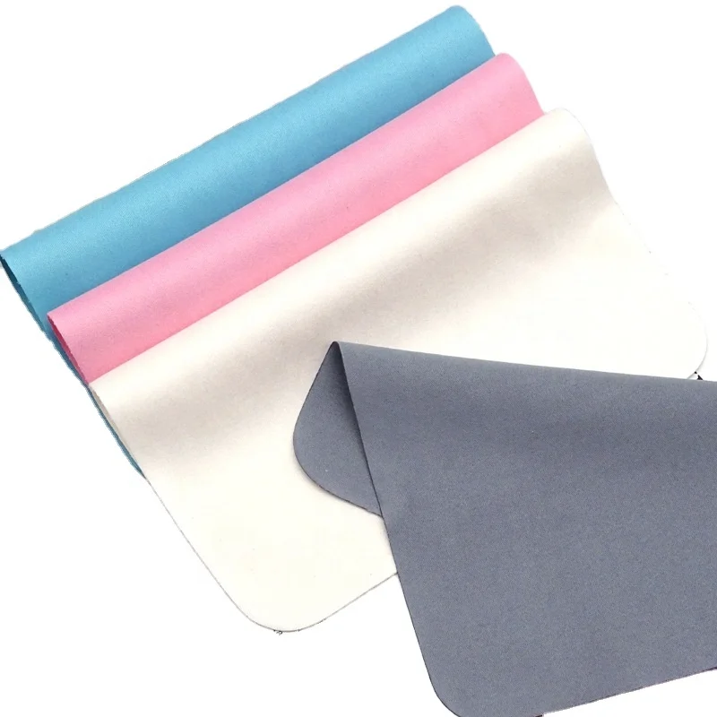 Bulk Custom Size Logo  Microfiber Optical Lens Cleaning Cloth  Microfibre Eyewear Eyeglasses Cleaning Cloths for Glasses