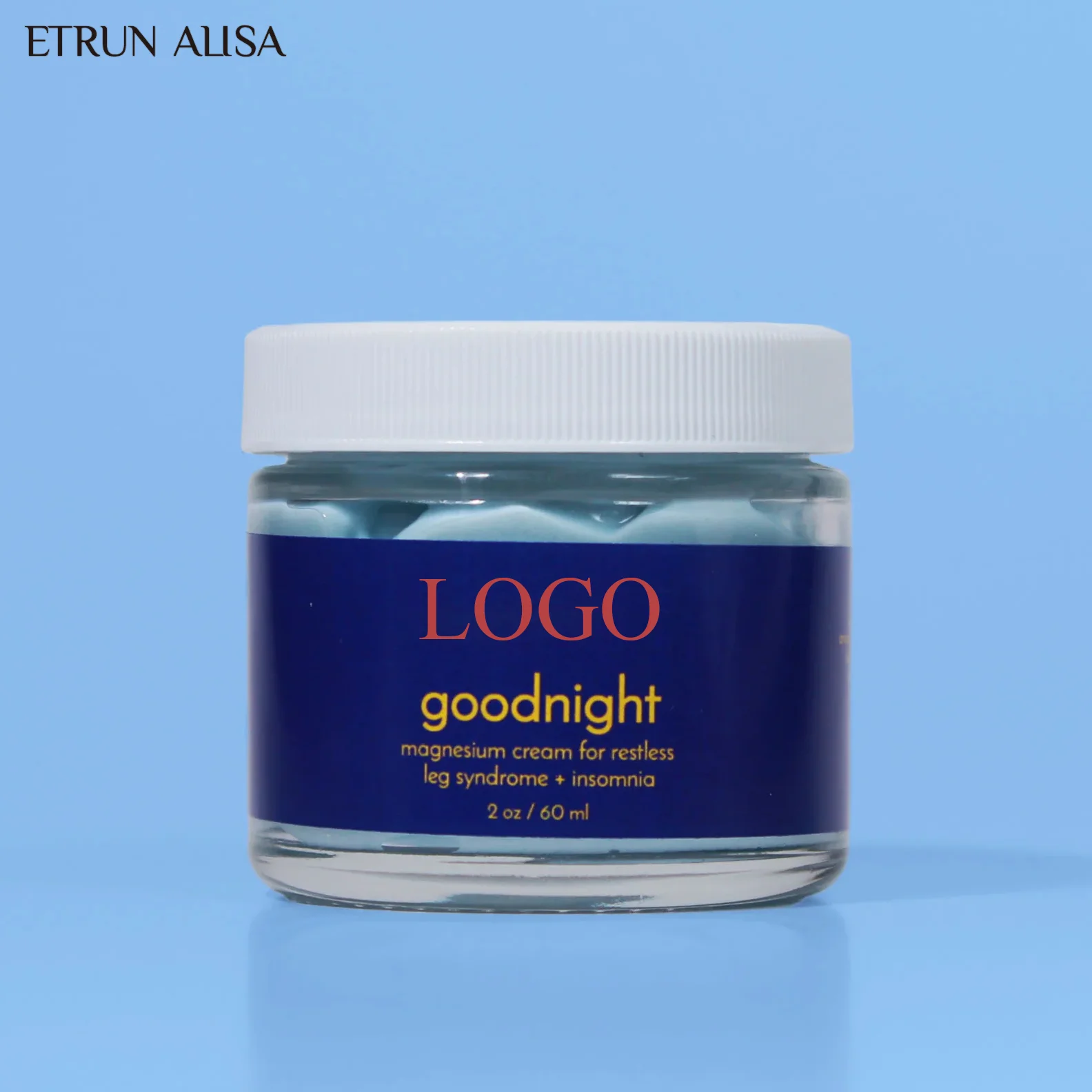 Etrun Muscle Magnesium lotion Organic Lavender good Sleep Cream with Blue Tansy Chamomile firming body lotion