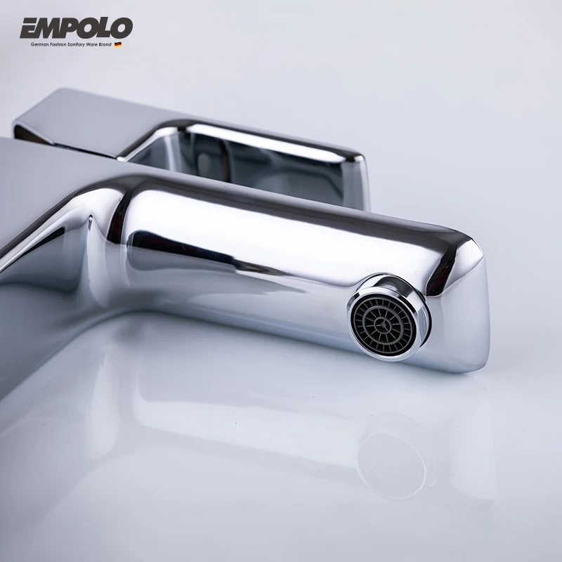 Empolo Hot Sale Basin Faucets UK Bathroom Luxury Brass Faucet Water Waterfall Tap Basin Faucet Mixer