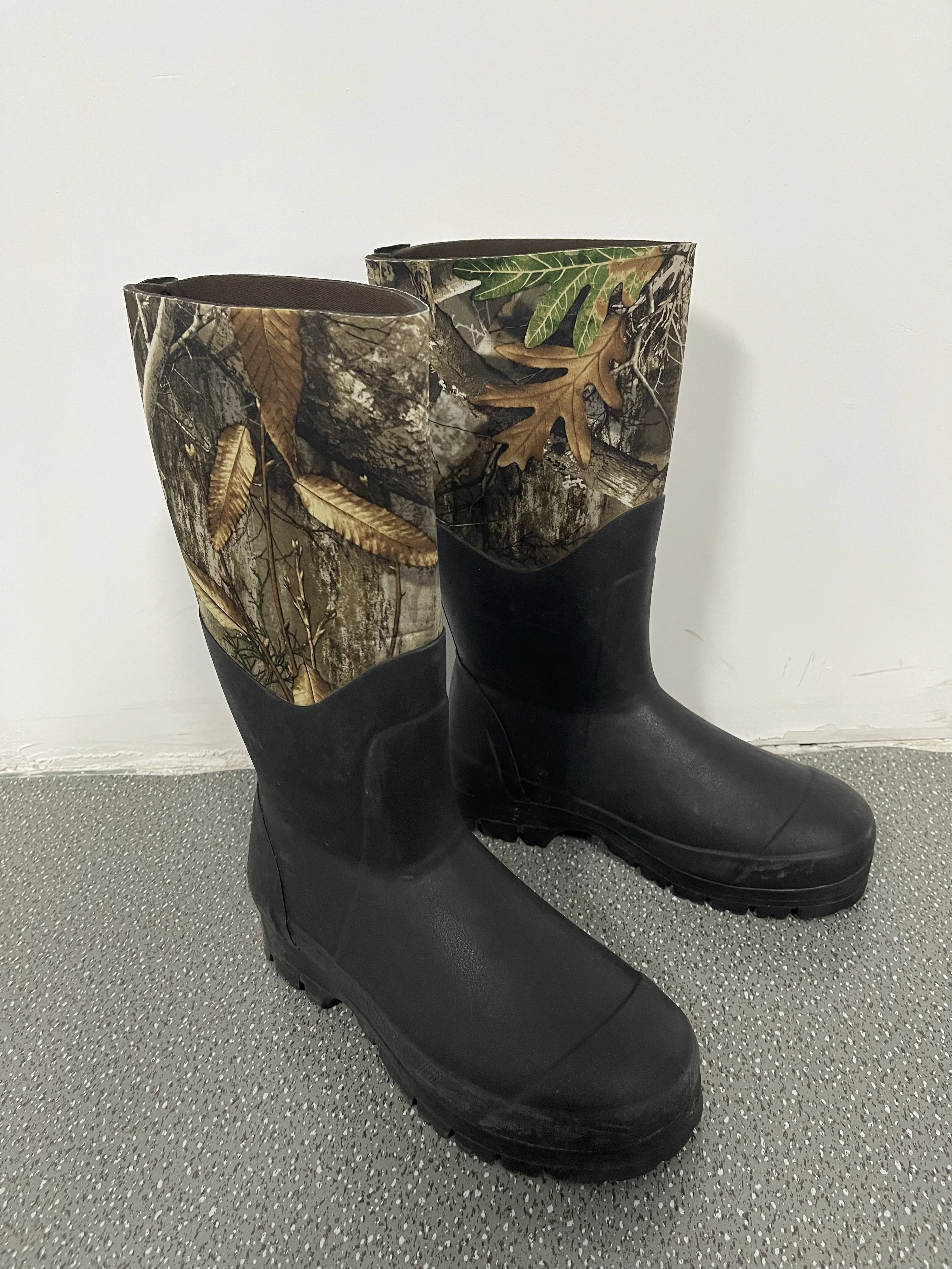 OEM MANUFACTURER RUBBER WATERPROOF 5MM CAMO NEOPRENE HUNTING RAIN BOOTS