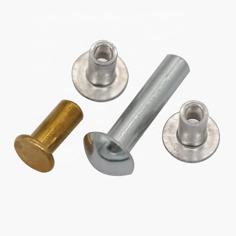 Manufacturers Customize Fasteners half round Head stainless steel Semi Tubular Rivet