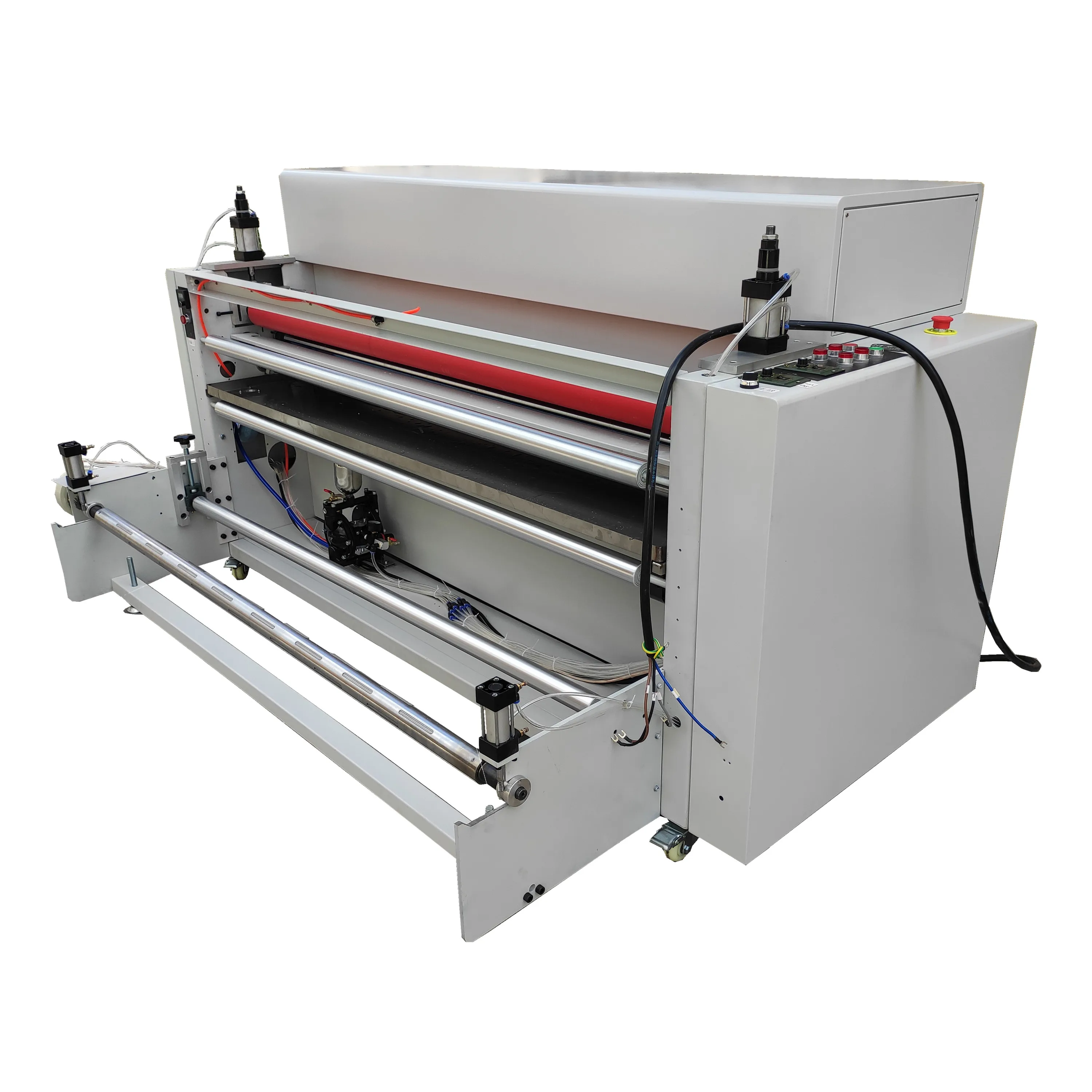 Easy move UV light drying photo surface liquid coating  machine with  wheels