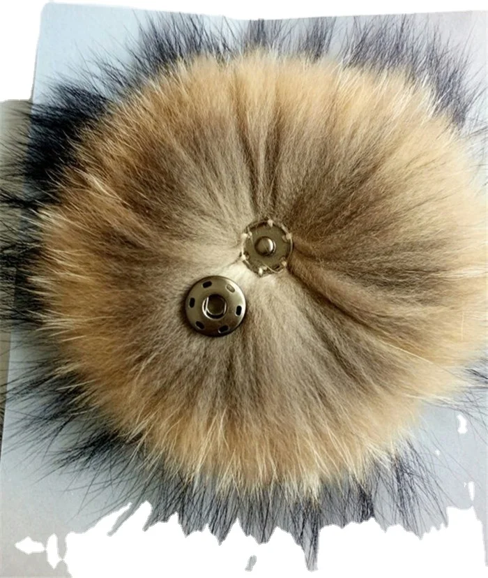 hats women winter warm double artificial fur pom pom china real raccoon fur pom 15 cm real fur ball