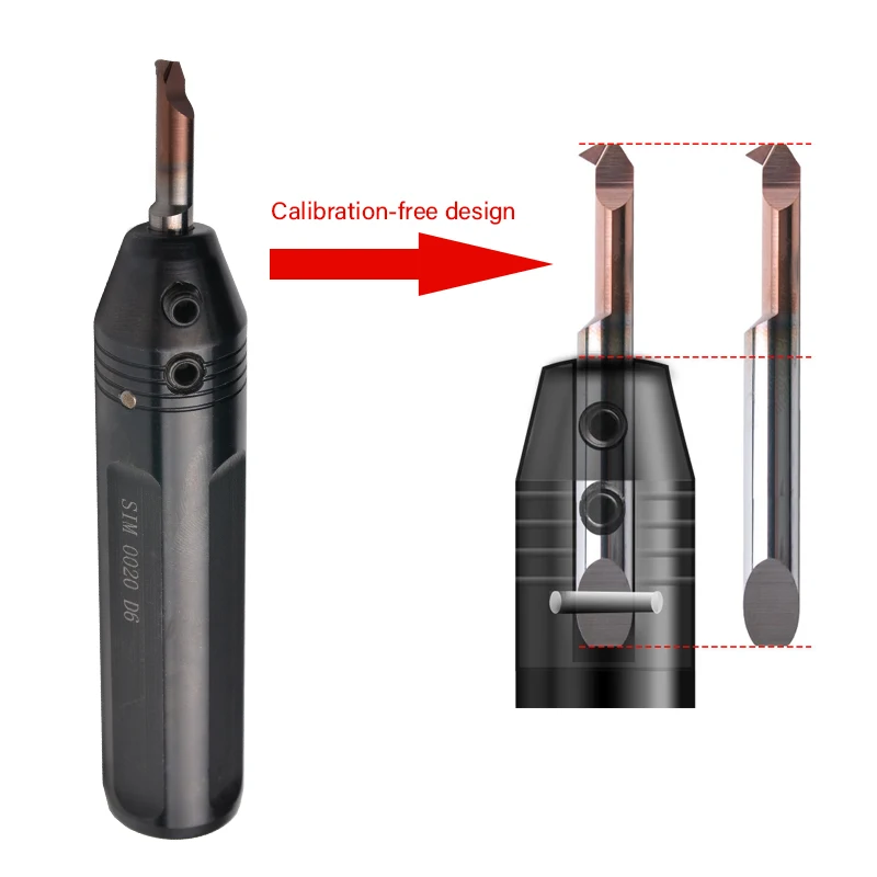 Internal Threading Tool MTHR 55/60 Range Teeth Quick Change Tiny Bore Cutter Tungsten carbide Mini Boring Bars