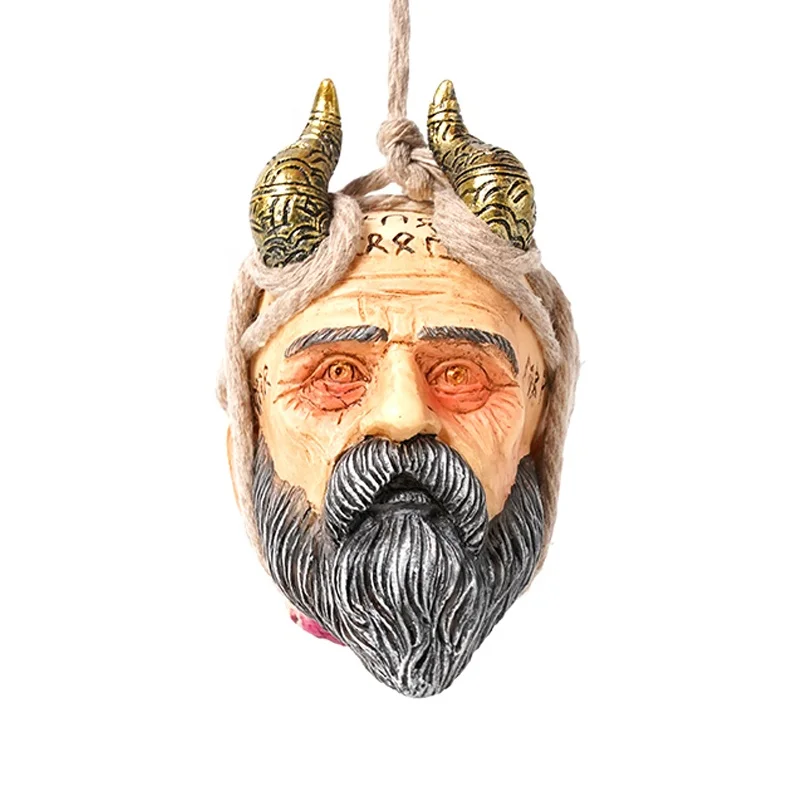 Mimir pendant god of wisdom giant of Norse mythology wall hanging resin crafts