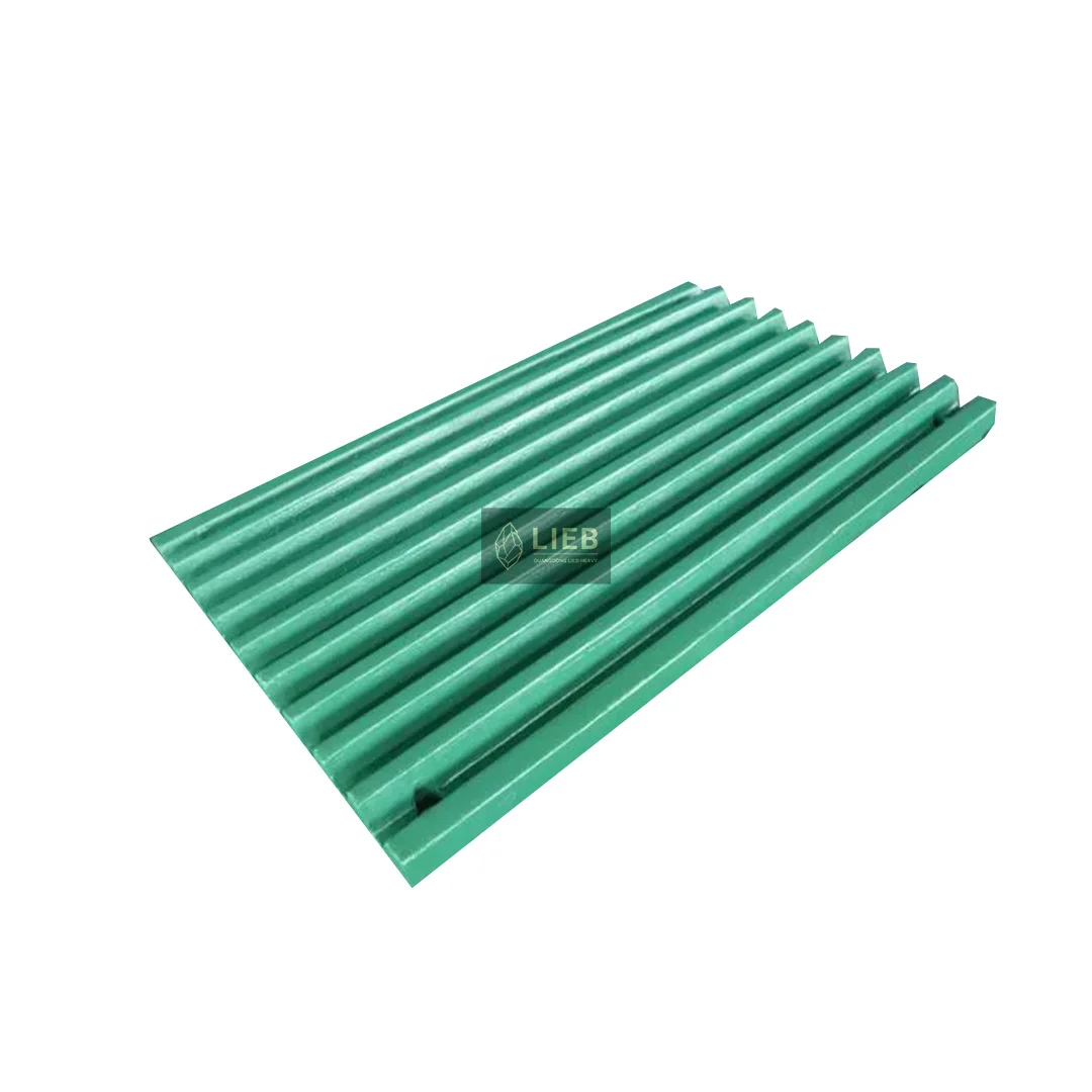 Manganese Steel Terex J-1175 Jaw Crusher Spare Parts Jaw Plate For Crushing Rock C125 386963