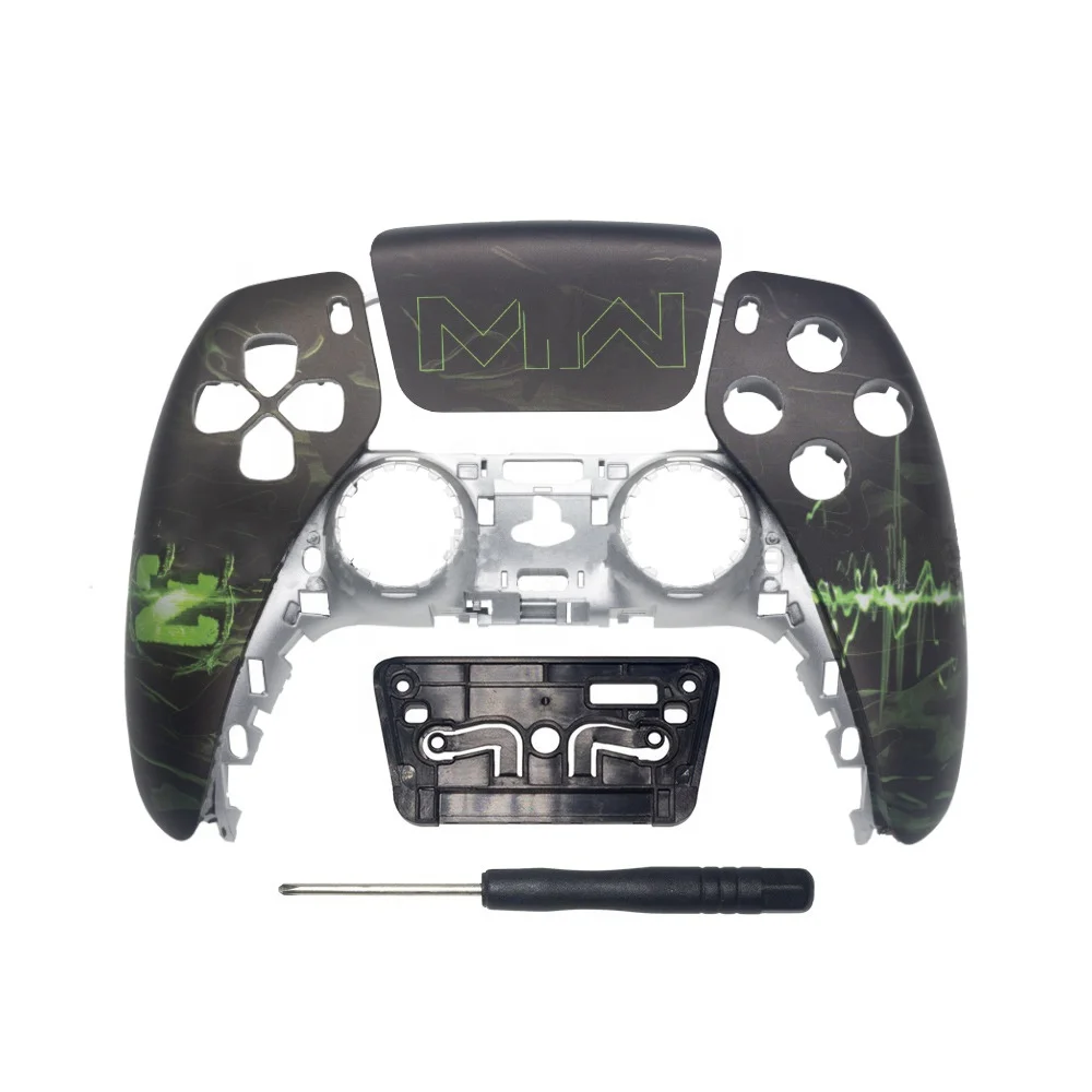Customized Game Controller shell for PS5 Front Housing Cover Case Shells Touch Pad for Play Station 5 Joystick BDM010 faceplate